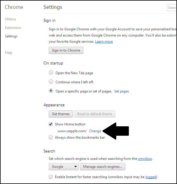 [STEP 4/4] How to Change Homepage on Chrome